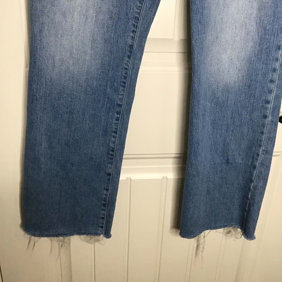 Madewell Tall Slim Demi-Boot Jeans in Denis Wash. - Picture 7 of 15